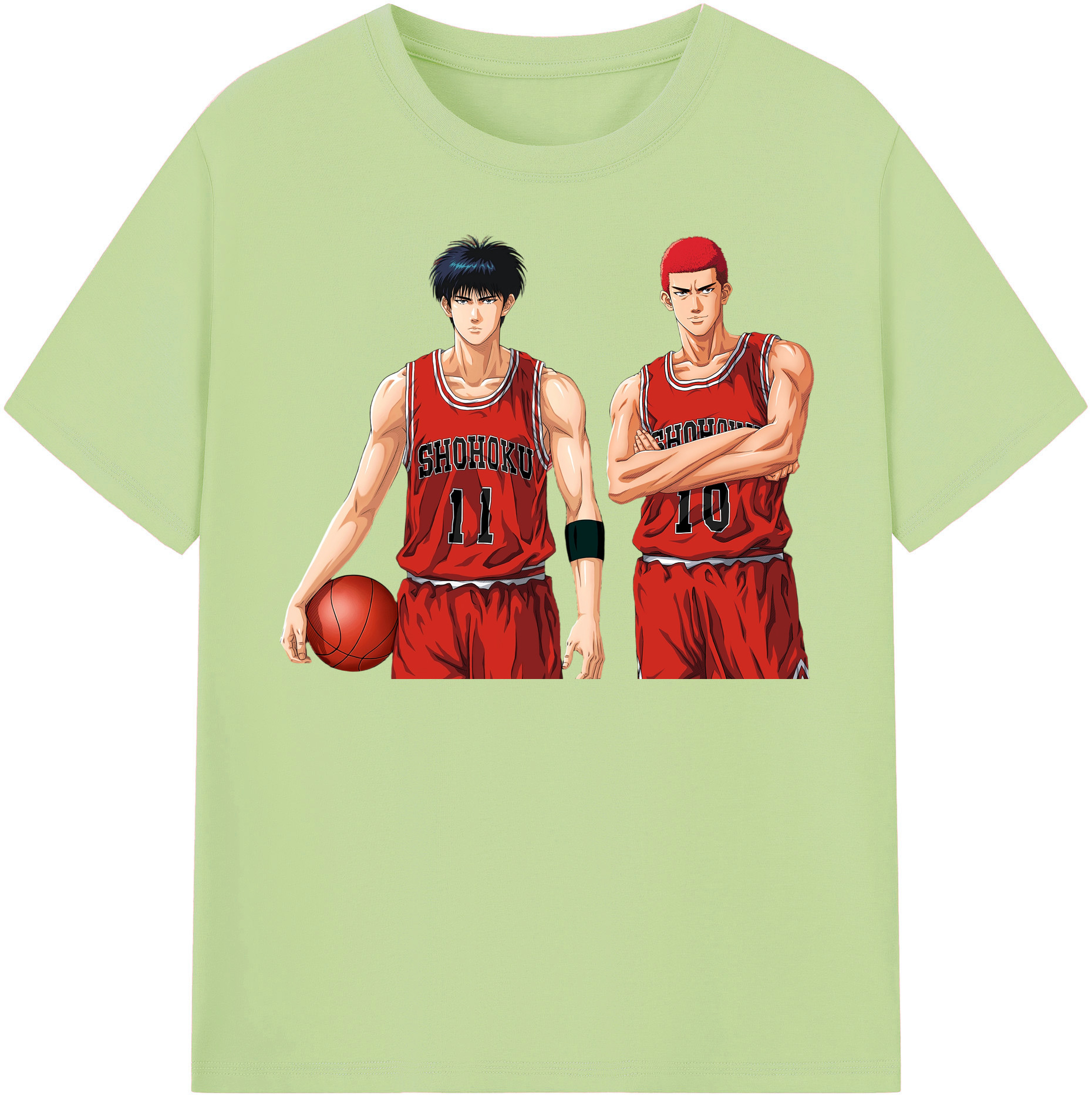 （画像用） SLAM DUNK／スラムダンク 綿100％半袖Tシャツ（フロントプリント）